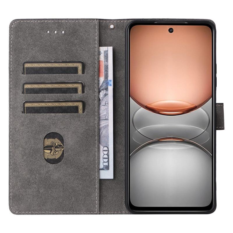 Housse Realme 14X 5G / C75 Protection RFID Effet Daim