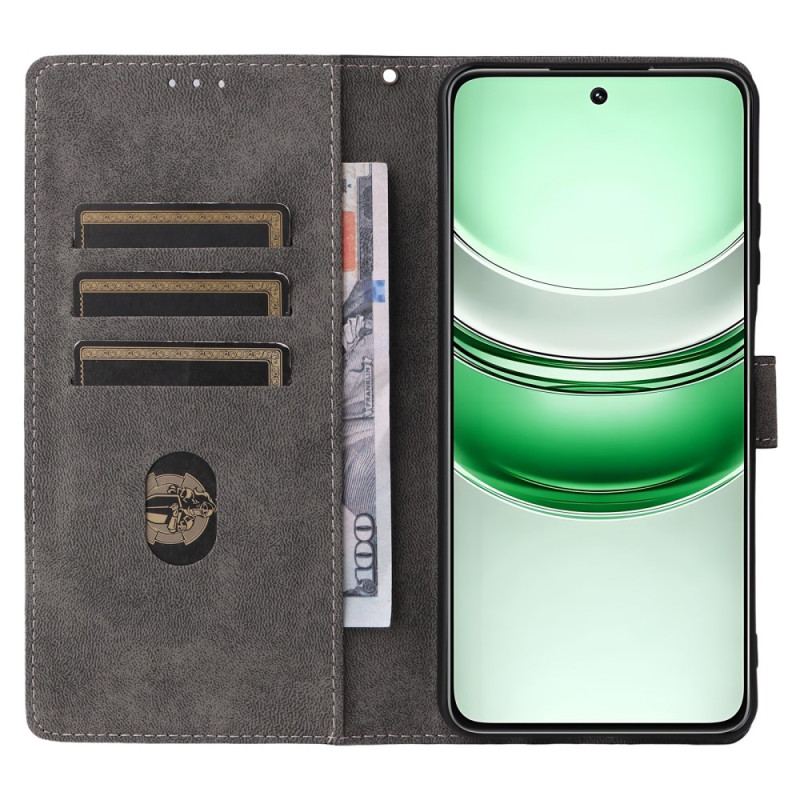 Housse Realme 14X 5G Protection RFID Cuir Effet Cuir