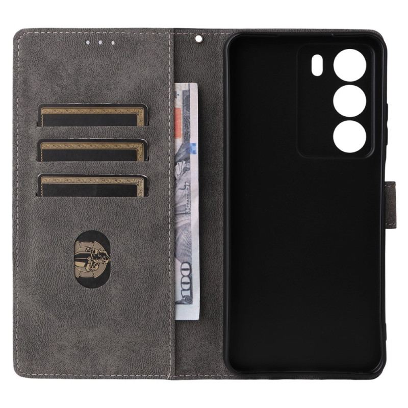 Housse Realme 14X 5G Protection RFID Cuir Effet Cuir