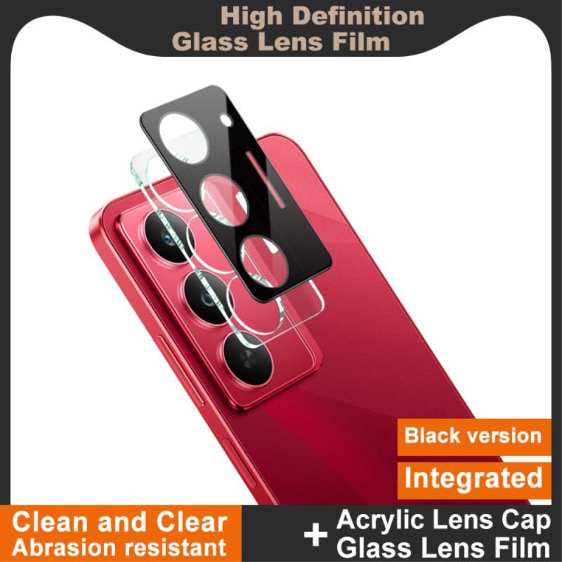 Lentille de Protection en Verre Trempé pour Realme 14X 5G (version noire) IMAK