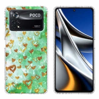 Coque Poco X4 Pro 5G Coeurs Stylés