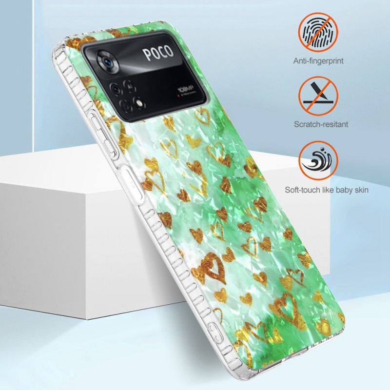 Coque Poco X4 Pro 5G Coeurs Stylés