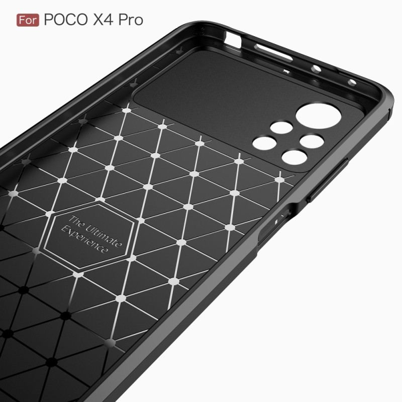 Coque Poco X4 Pro 5G Fibre Carbone Brossée