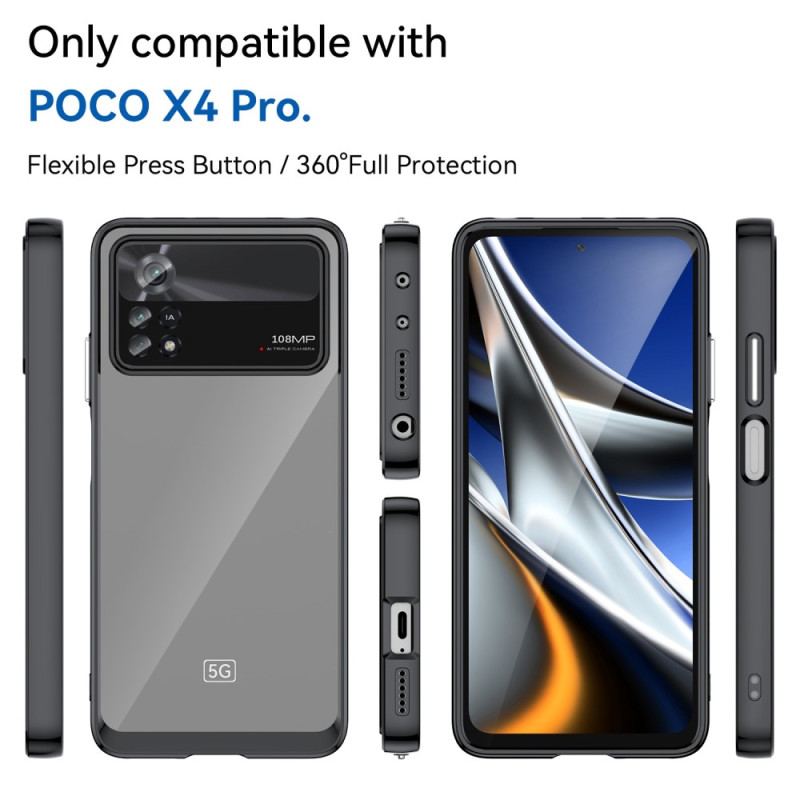 Coque Poco X4 Pro 5G Hybride Rebords Colorés