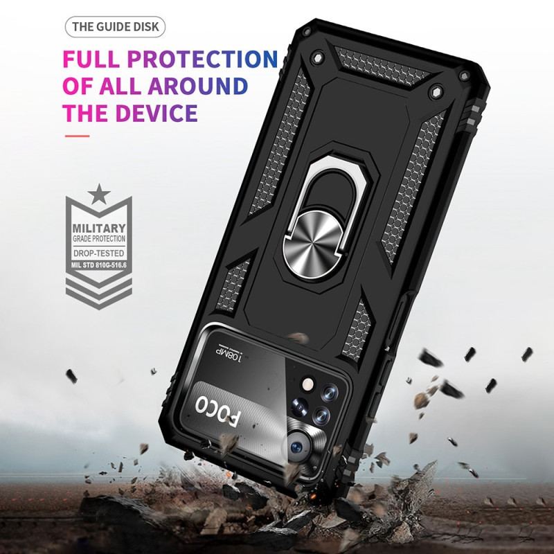 Coque Poco X4 Pro 5G Premium Anneau-Support