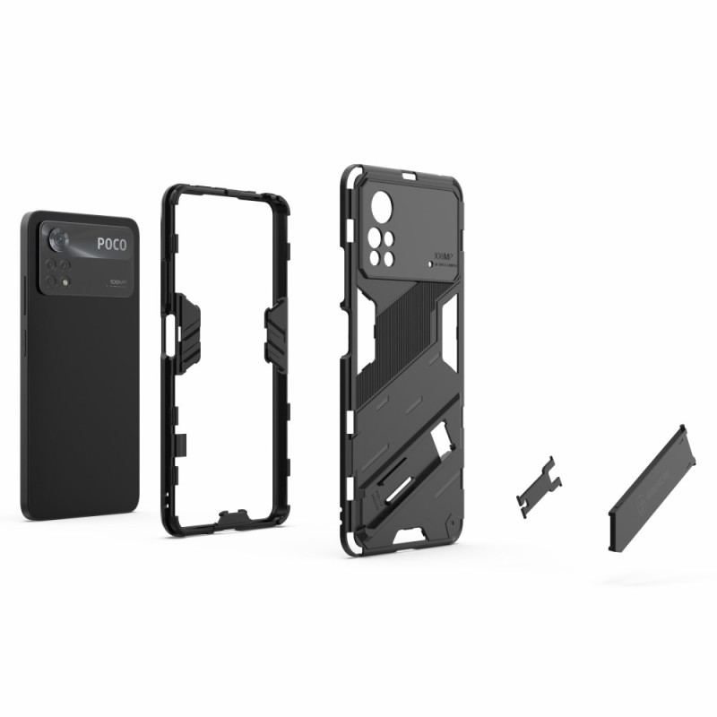 Coque Poco X4 Pro 5G Support Amovible Deux Positions Mains Libres