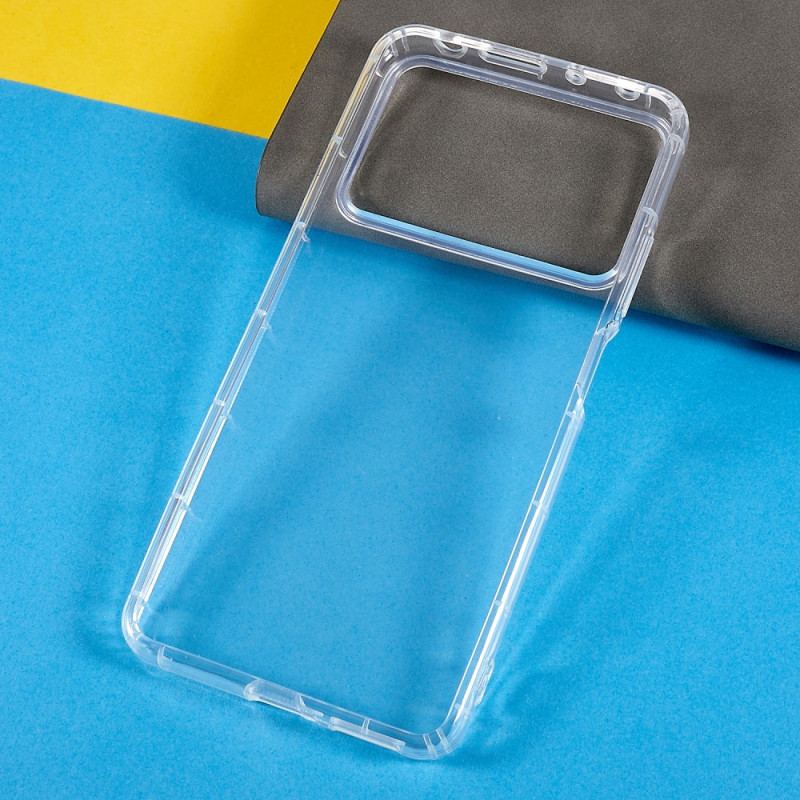 Coque Poco X4 Pro 5G Transparente Coins Renforcés