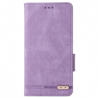 Flip Cover Poco X4 Pro 5G Effet Cuir Stylé