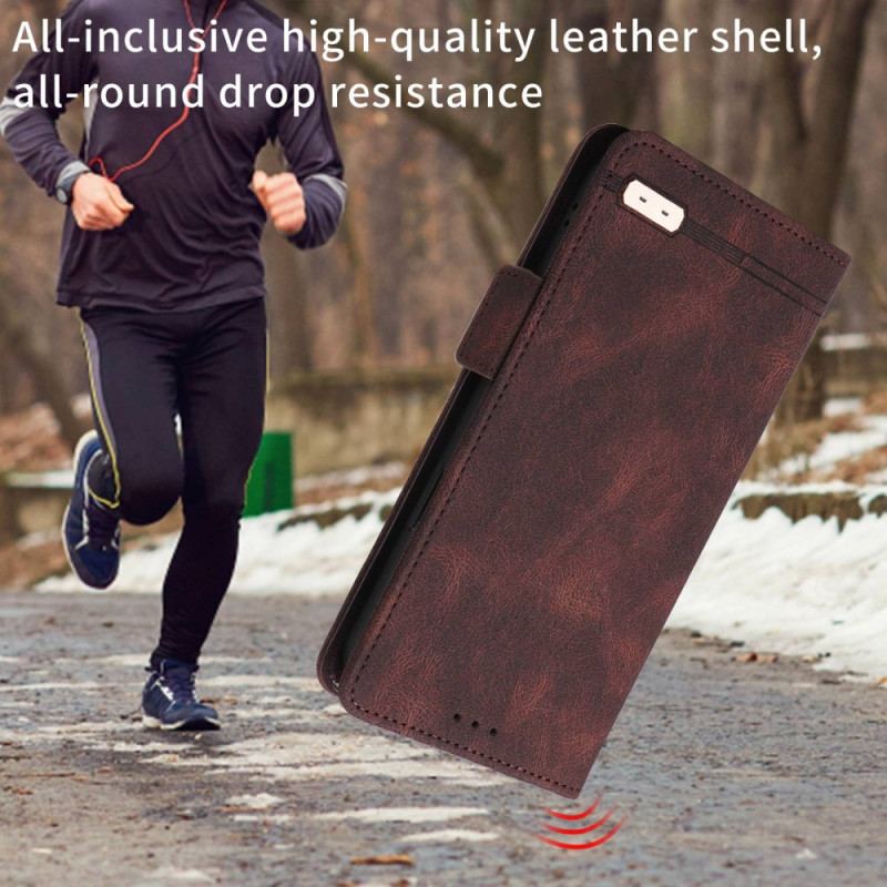 Flip Cover Poco X4 Pro 5G Effet Cuir Stylé
