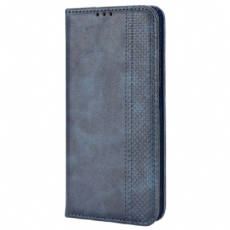Flip Cover Poco X4 Pro 5G Effet Cuir Vintage