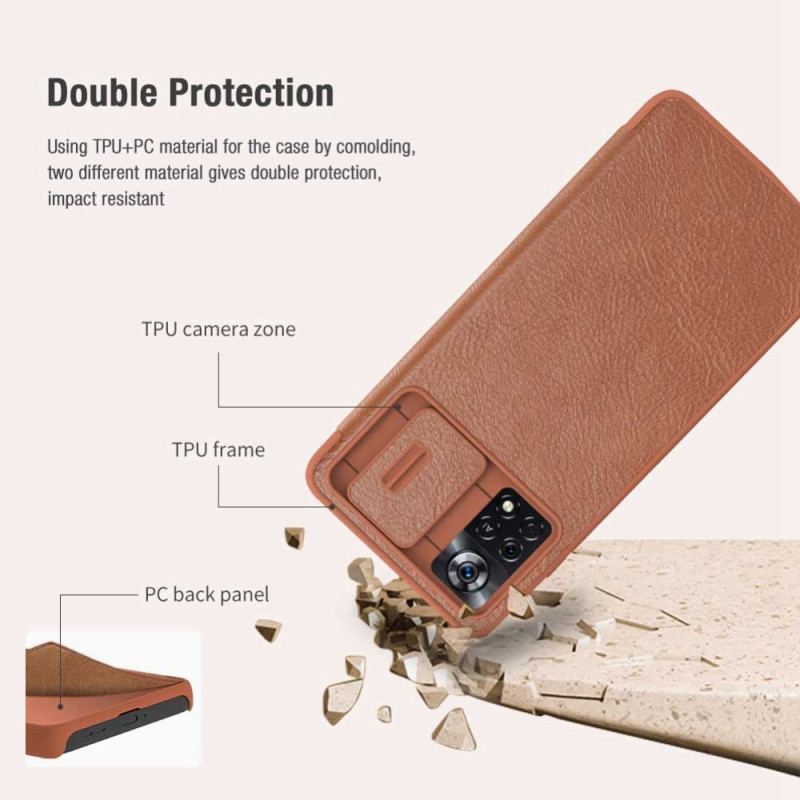Flip Cover Poco X4 Pro 5G Qin Pro Series Nillkin