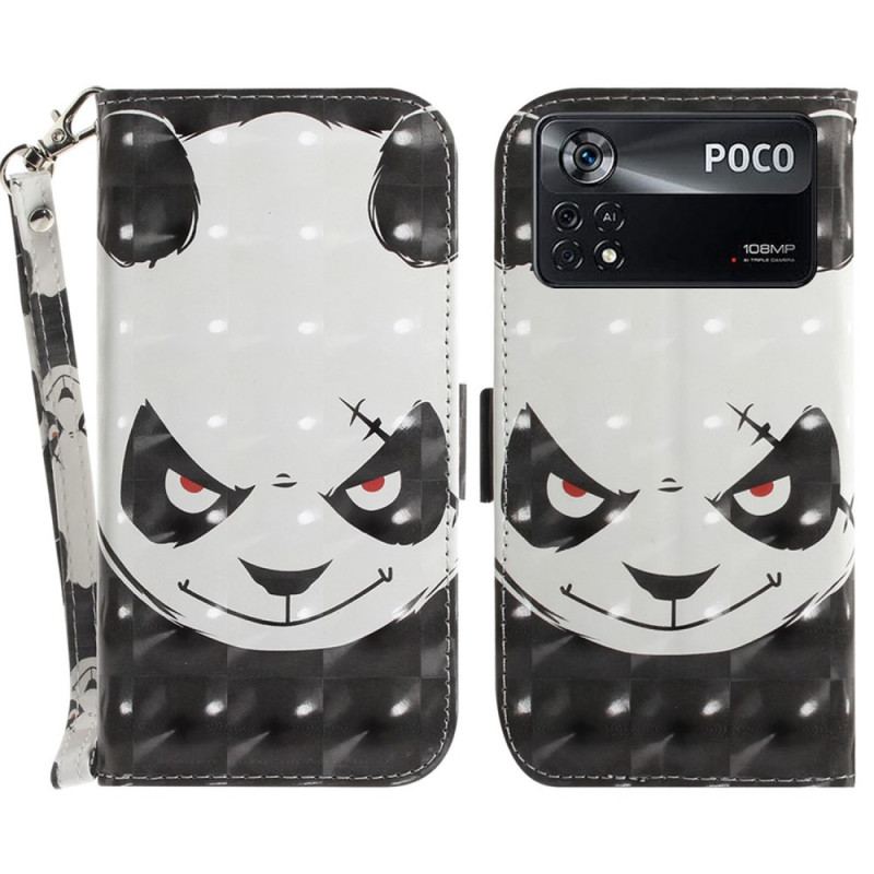 Housse Poco X4 Pro 5G Angry Panda