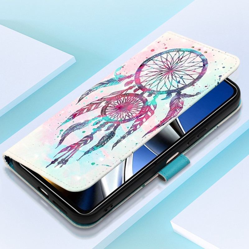 Housse Poco X4 Pro 5G Attrape Rêves à Lanière