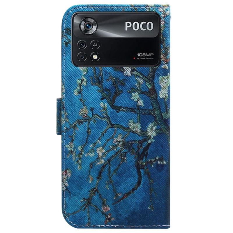 Housse Poco X4 Pro 5G Branches Fleuries