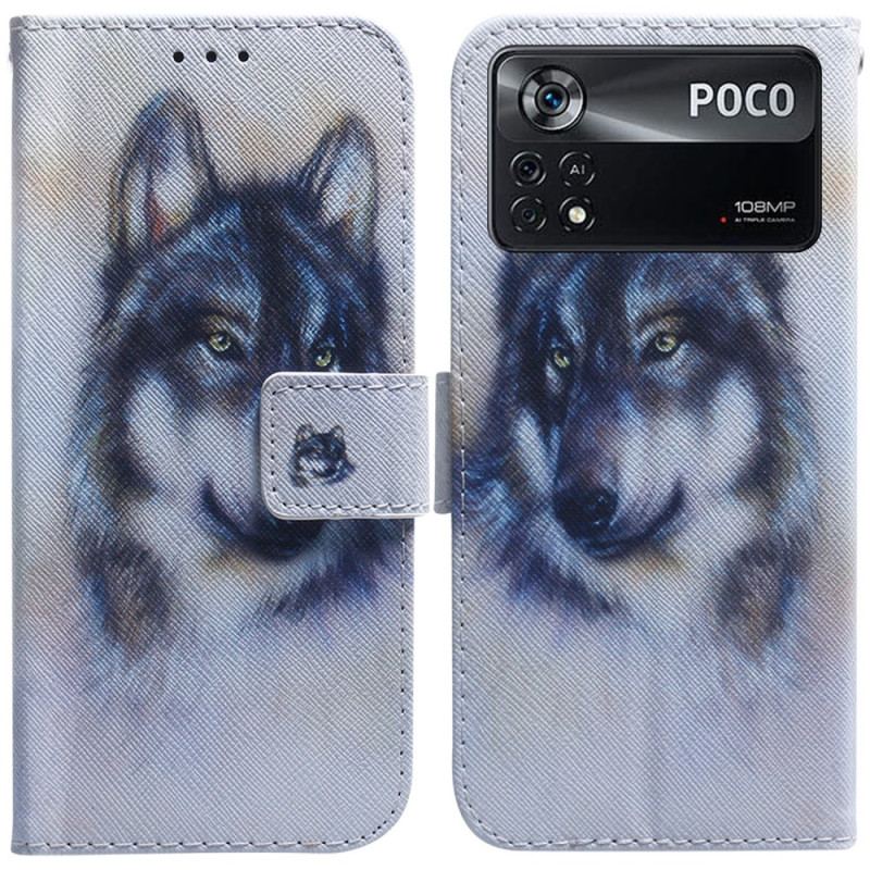 Housse Poco X4 Pro 5G Chien Aquarelle