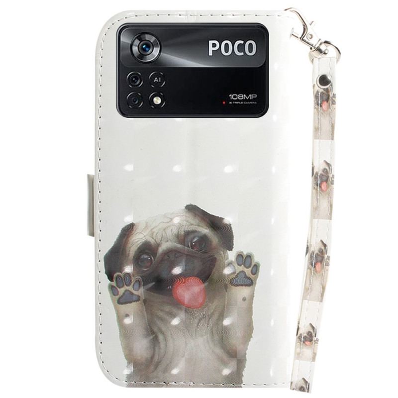 Housse Poco X4 Pro 5G Chien à Lanière