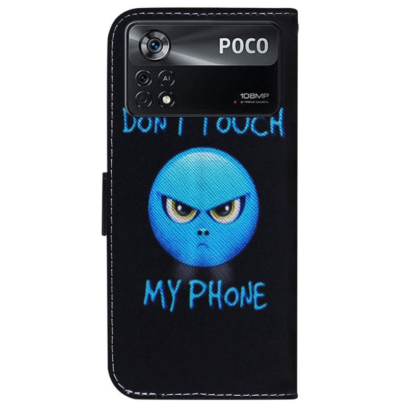Housse Poco X4 Pro 5G Emoji Don't Touch my Phone