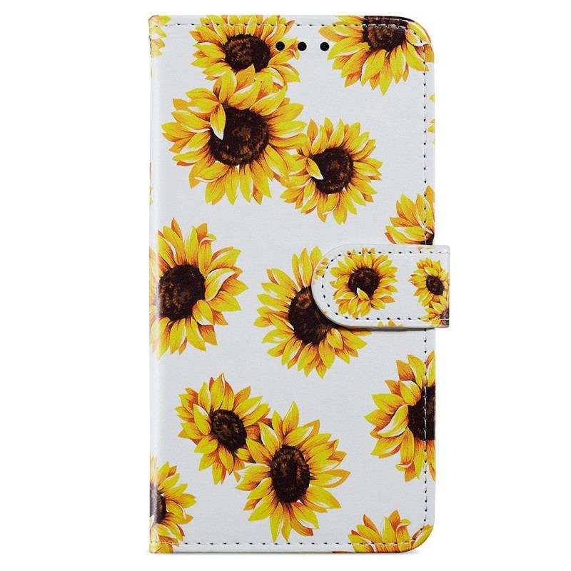 Housse Poco X4 Pro 5G Fleurs à Lanière