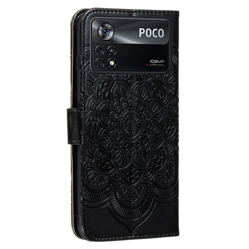 Housse Poco X4 Pro 5G Mandala avec Lanière