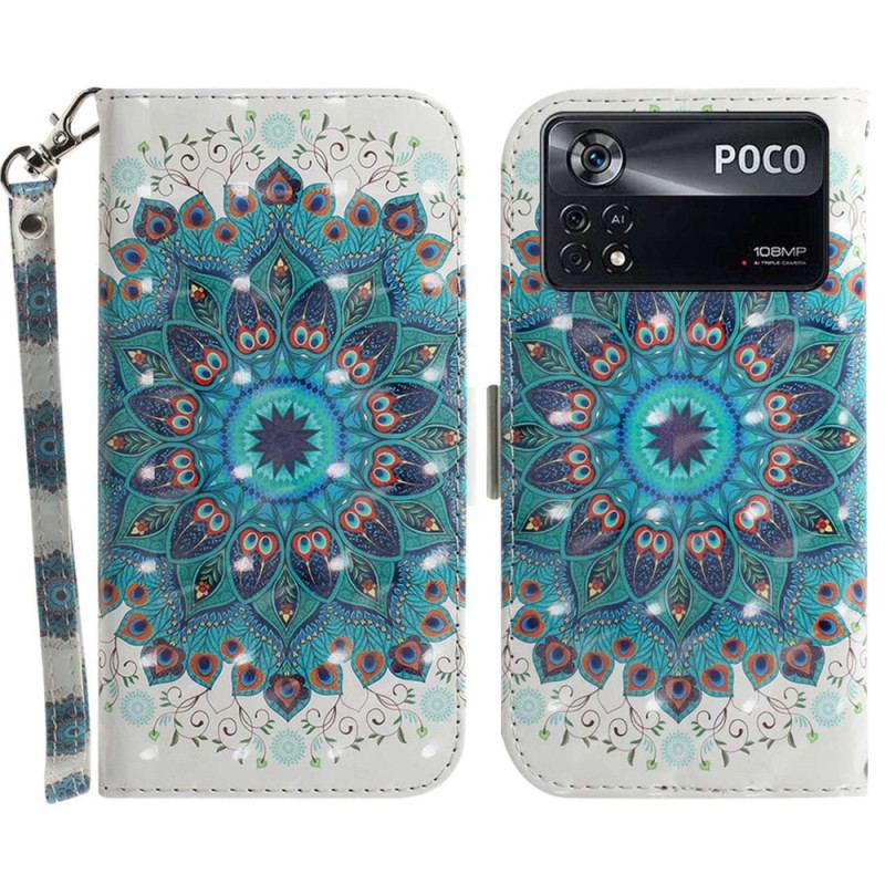 Housse Poco X4 Pro 5G Mandala à Lanière