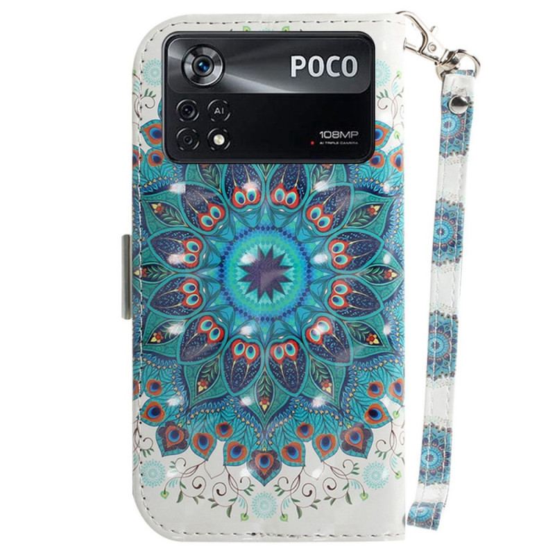 Housse Poco X4 Pro 5G Mandala à Lanière