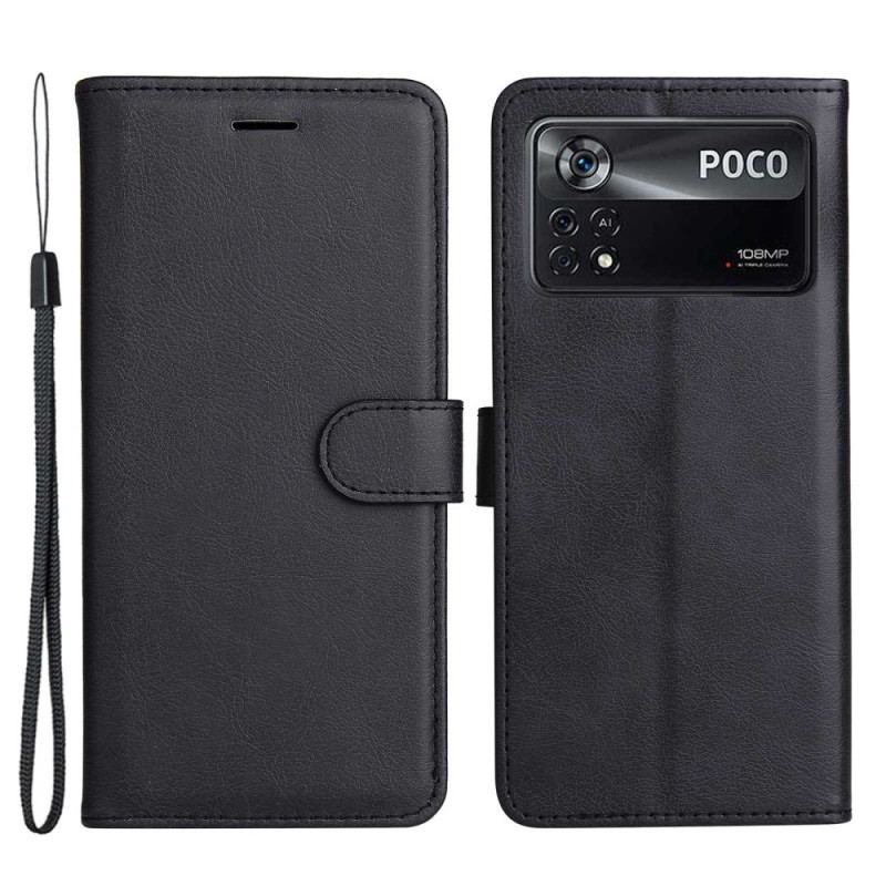 Housse Poco X4 Pro 5G Unie à Lanière