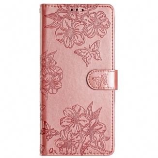 Housse Google Pixel 9 Motif Papillons et Fleurs