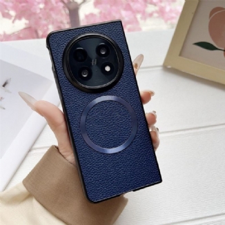 Coque Oppo Find N5 5G Compatible MagSafe Simili Cuir