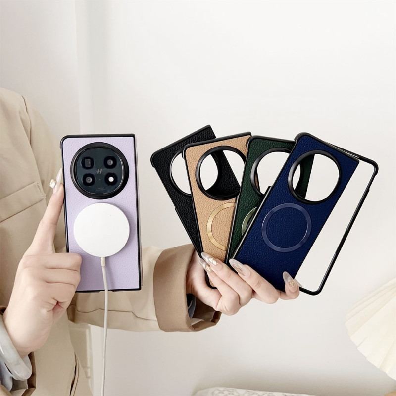 Coque Oppo Find N5 5G Compatible MagSafe Simili Cuir