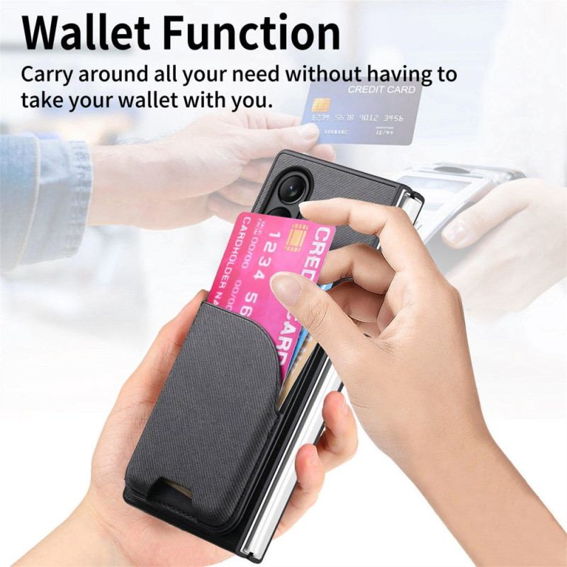 Coque Oppo Find N5 Magnétique avec Support et Pochette Détachable