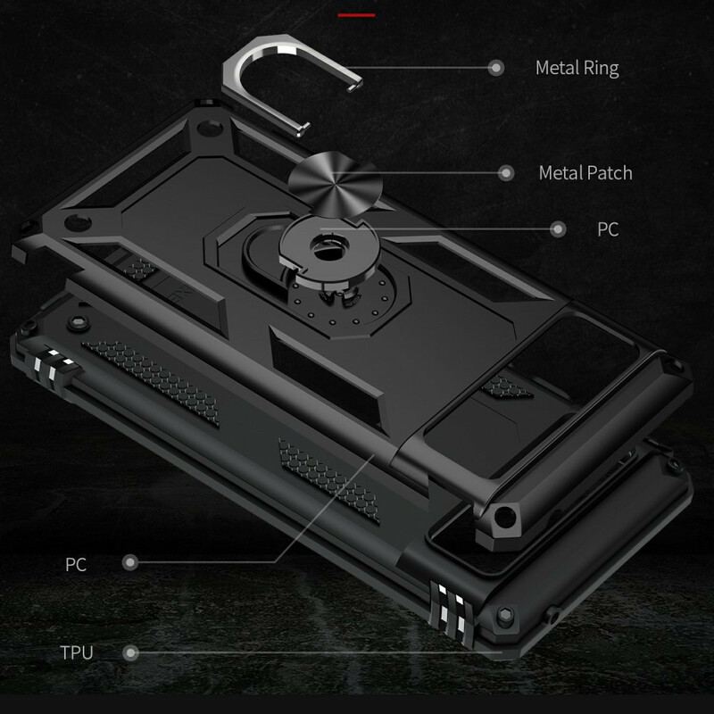 Coque Google Pixel 6 Anneau Premium