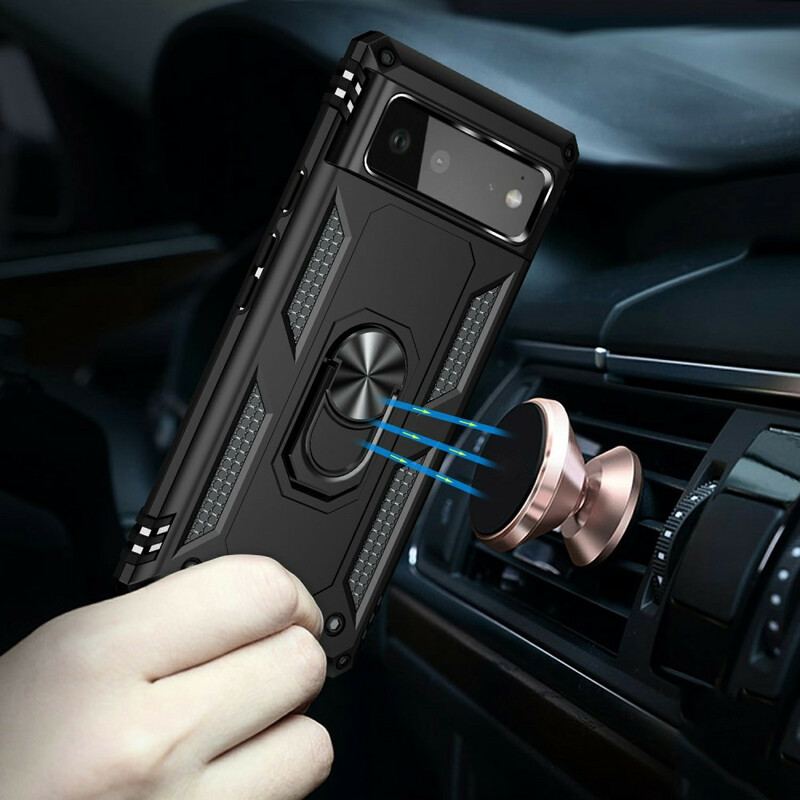 Coque Google Pixel 6 Anneau Premium