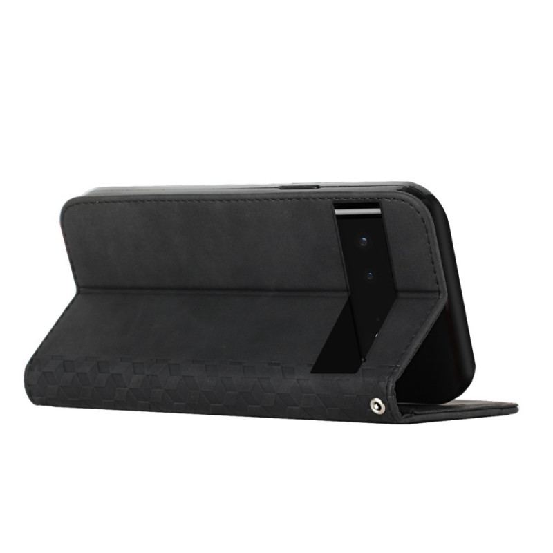 Flip Cover Google Pixel 6 Effet Cuir Géo