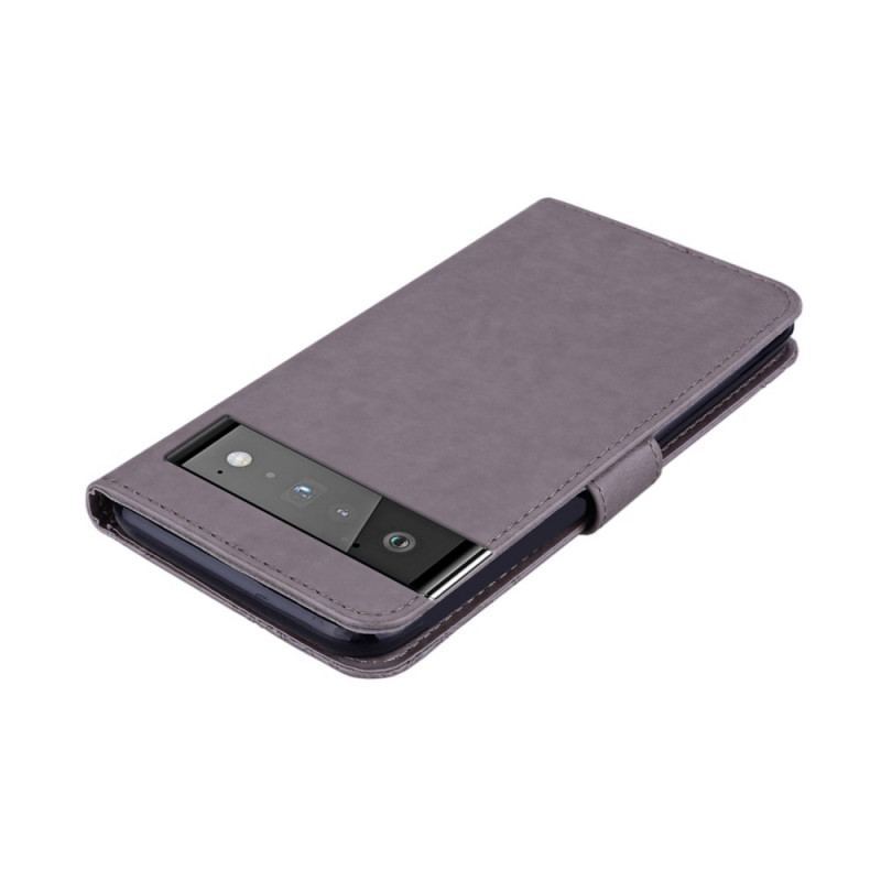 Housse Google Pixel 6 Hibou Mandala et Breloque