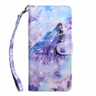 Housse Google Pixel 6 Loup Aquarelle
