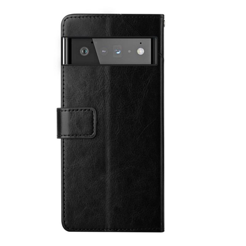Housse Google Pixel 6 Style Cuir Géo Y Design