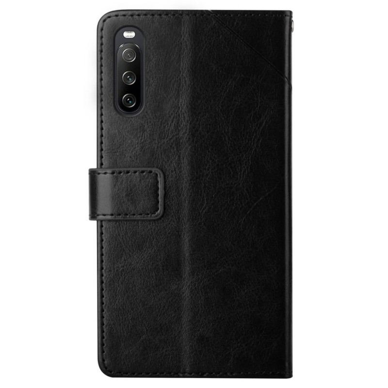 Housse Sony Xperia 10 VI Y Design à Lanière