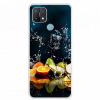 Coque Oppo A15 Splash d'Agrumes