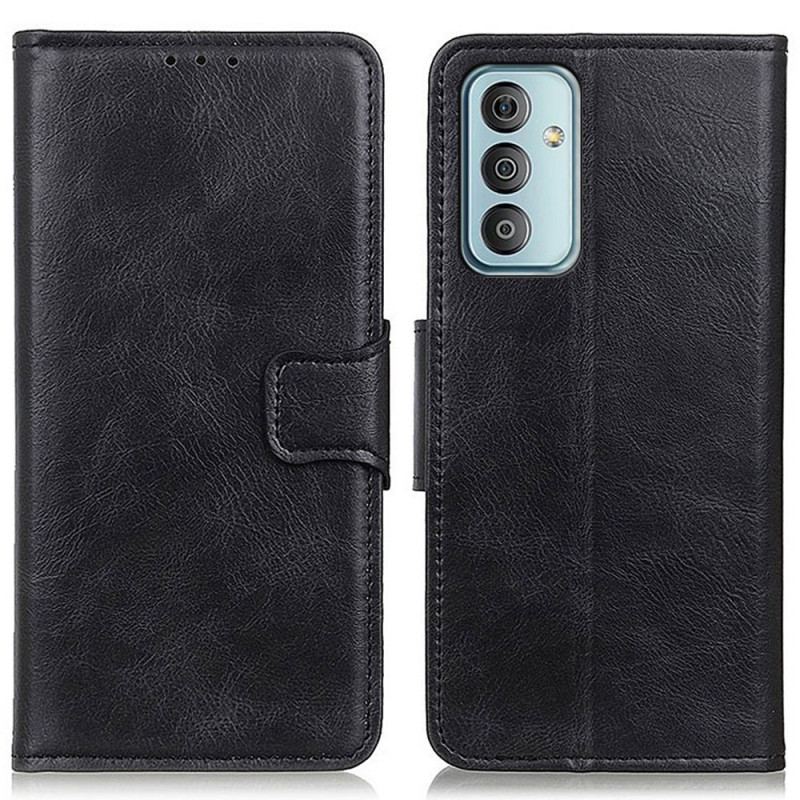 Housse Samsung Galaxy M23 5G Effet Cuir Fermoir Réversible