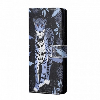Housse Samsung Galaxy M23 5G Léopard à Lanière
