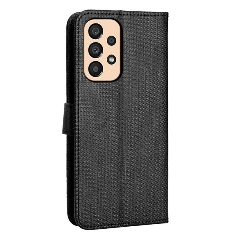 Housse Samsung Galaxy M23 5G Motif Texturé avec Lanière