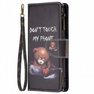 Housse Samsung Galaxy M23 5G Ours Porte-monnaie et lanière