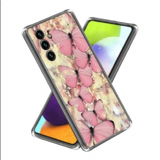 Coque Samsung Galaxy A15 Papillons roses