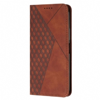 Flip Cover Samsung Galaxy A15 Style Daim Losanges 3D