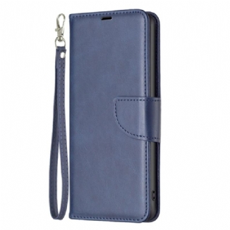 Housse Samsung Galaxy A15 Style Cuir à Lanière