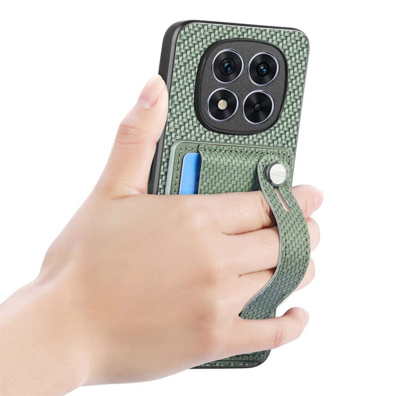 Coque Xiaomi Redmi Note 14 Pro Plus 5G avec Porte-Cartes et Sangle Manuelle