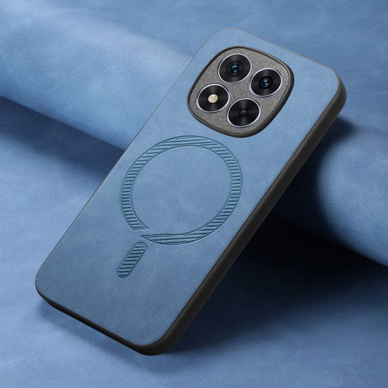 Coque Xiaomi Redmi Note 14 Pro Plus 5G Effet Cuir Compatible MagSafe