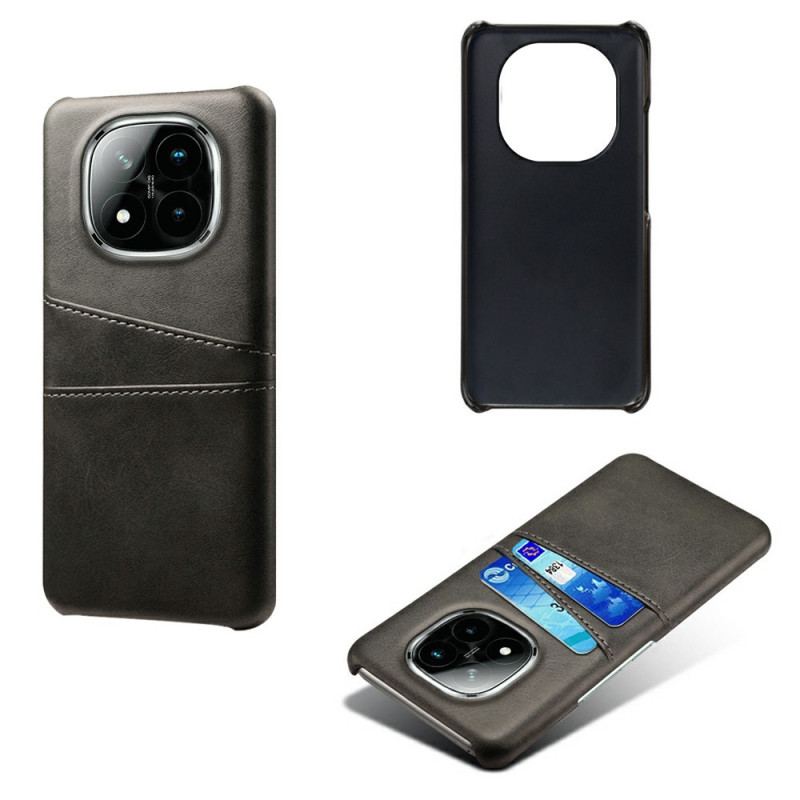 Coque Xiaomi Redmi Note 14 Pro Plus 5G Effet Cuir Porte-Cartes