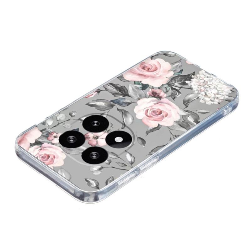 Coque pour Xiaomi Redmi Note 14 Pro Plus 5G Fleurs Roses