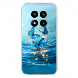 Coque Xiaomi Redmi Note 14 Pro Plus 5G Papillons Bleus